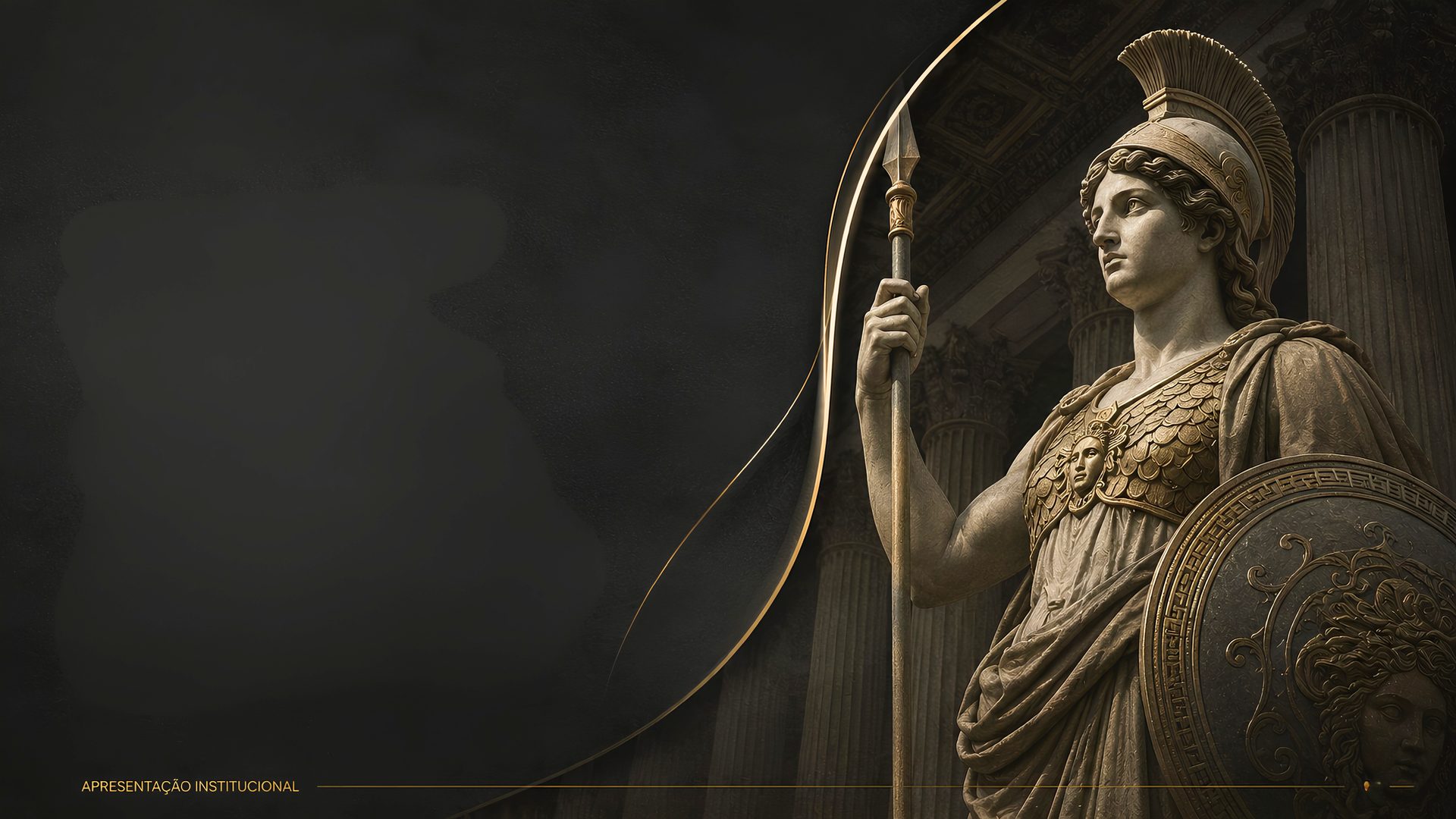 Estátua de Atena — símbolo de sabedoria e proteção